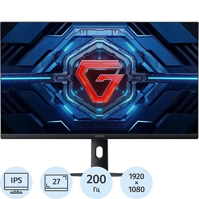 Монитор Xiaomi Monitor G27i 2026 EU 27/FHD/IPS/200Гц/Dp/HDMI(ELA6370EU)