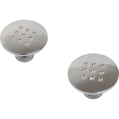 Ручка УЗК_кнопка меб. StahlBuro A507 (16656) компл-2шт CP хром