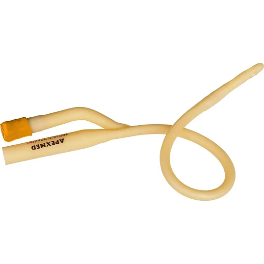 Катетер урологический Фолея 2-х ход, 40см СН/FR 16 Apex 0303-02-16, 10шт/уп