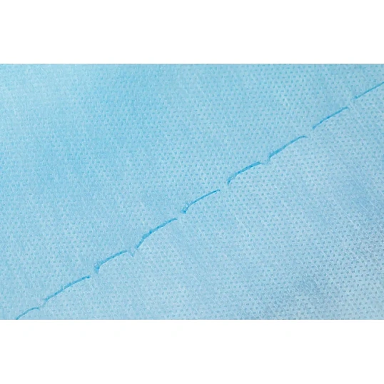 Простыня в рулоне 80х200, голубой (100шт/рул), спанбонд, пл.15, А1, 13076
