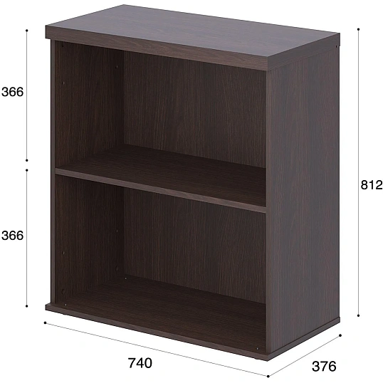 Стеллаж IN FORMANT 129H011 740х376х812 Венге
