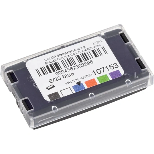 Подушка штемпельная сменная E/20 син. для Pr. 20, Pr. 20-Set Colop