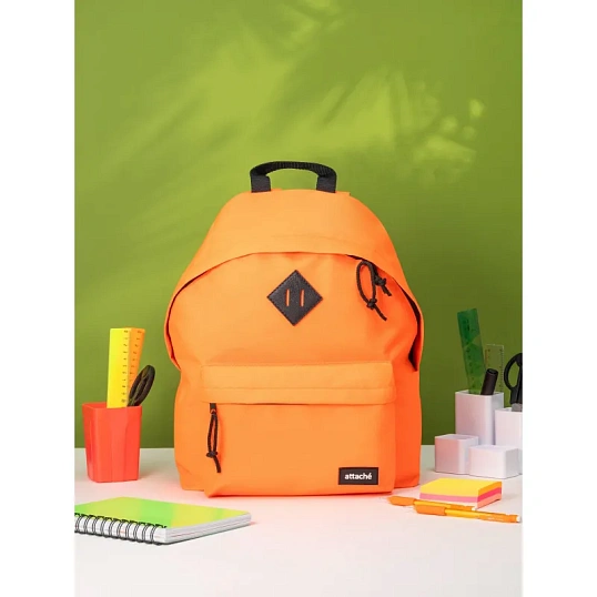 Рюкзак Attache Neon  универсальный оранжевый, размер 300x140x390