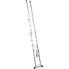 Лестница трехсекционная алюминиевая 3х7 ступеней TOPFORT