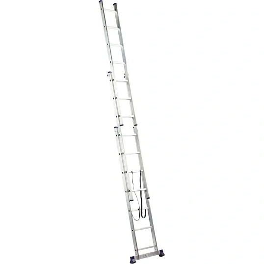 Лестница трехсекционная алюминиевая 3х7 ступеней TOPFORT