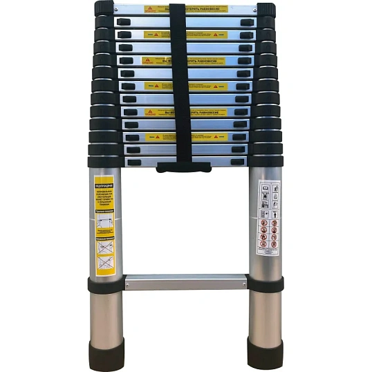 Лестница Алюмет телескопическая 4,1 м (14 ступ) TLS 4.1
