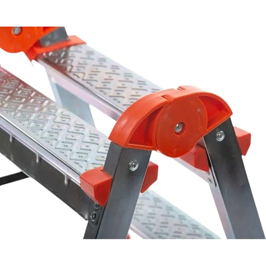 Стремянка - табурет стальная двухсторонняя 3 ступени Zalger (103-03)