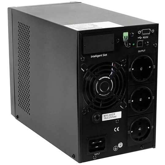 ИБП POWERMAN Online 2000, LCD, double conversion, 2000VA/1800W, 3 euro