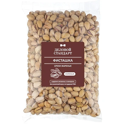 Фисташки Деловой Стандарт жареные соленые, 1кг