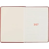 Ежедневник датированный 2027 Attache А5 168л 143x210 бордов (золотист срез)