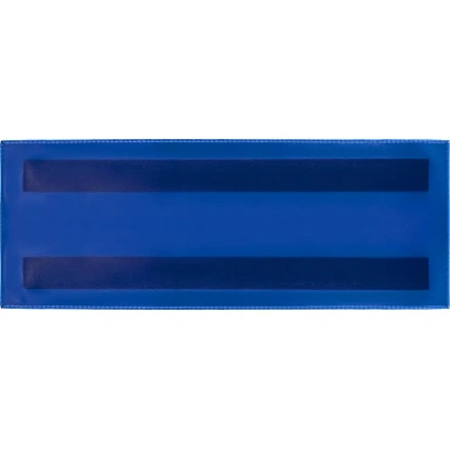 Карман для маркировки магнитный синий 210 x 74 мм горизонтальный (10шт/уп)