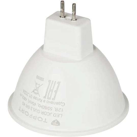 Лампа светодиодная Topfort GU5.3 12V 6W 4000K
