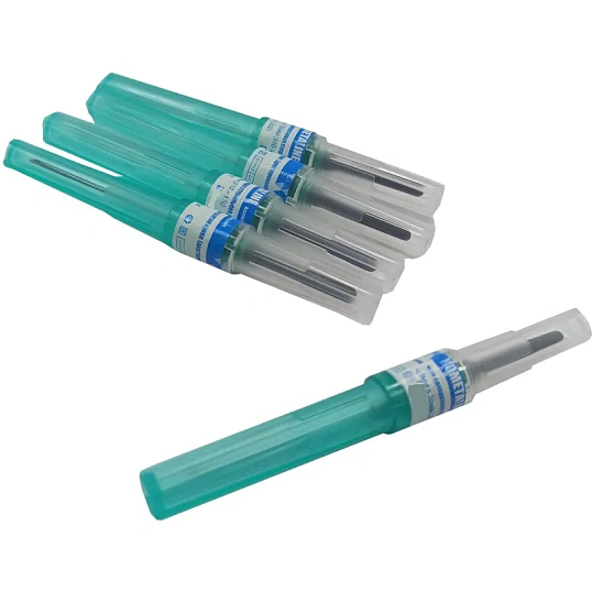 Игла двусторонняя 21G (0,8х38мм) зеленая 100 шт/уп