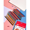 Карандаши цветные 18 цветов Комус Класс ColorPics, трехгранные