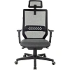 Кресло VB_EChair 663 TC-H черный TW-01 38-418 сетка/ткань