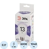 Лампа светодиодная ЭРА LED A60-13W-860-E27 13Вт Е27 6000К Б0031395