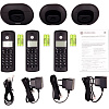 Радиотелефон Motorola DECT E203 (цвет Черный) (кмпл 3 трубки)