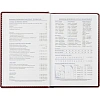 Ежедневник недатированный бордо, А6,100x150, 320стр, Agenda