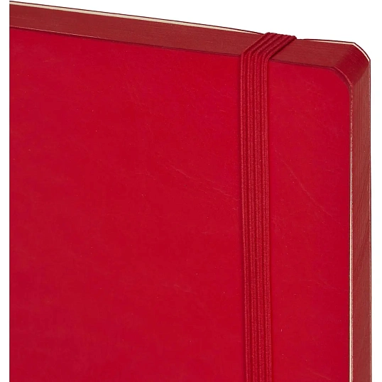 Ежедневник недатированный ATTACHE FLEX красный А5, 136 л. бежевый блок
