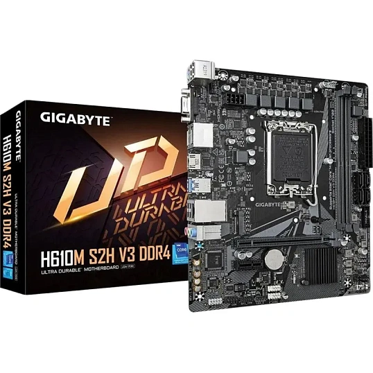 Материнская плата Gigabyte H610M S2H V3 DDR4, 2xDDR4 mATX
