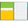 Бизнес-тетрадь SMARTBOOK А4 120л. клетка,спир,микроп,разд,карм,сер-бирюз