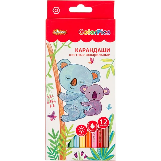 Набор школьный  ColorPics 46 предметов
