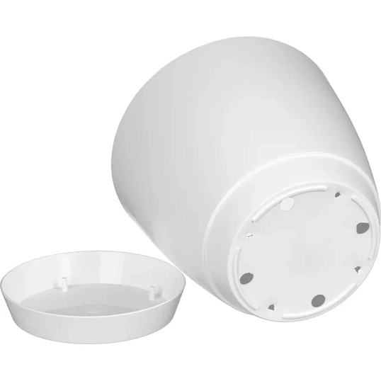 Горшок для цветов Flora 2,2л с поддоном (белый), 231600729/00