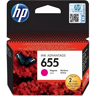 Картридж струйный HP 655 CZ111AE пурп. для DJ Ink Advantage 3525/4625/5525