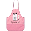 Фартук для труда Комус КлассFriendly cats карман,нарукв,490x390мм,ФН61-20-2