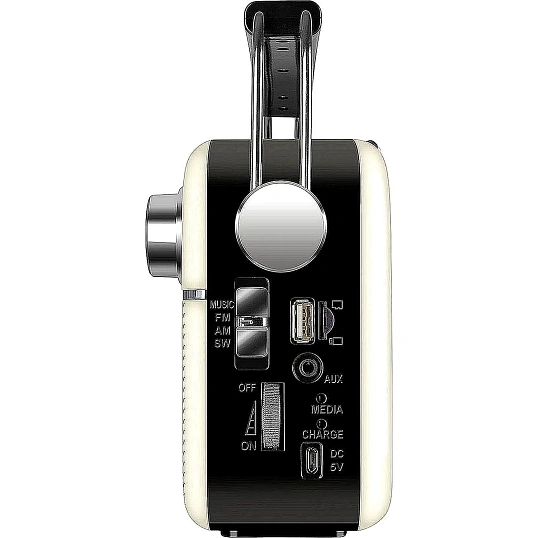 Радиоприемник SVEN SRP-505, белый, 3 Вт (RMS), Bluetooth, FM/AM/SW, USB