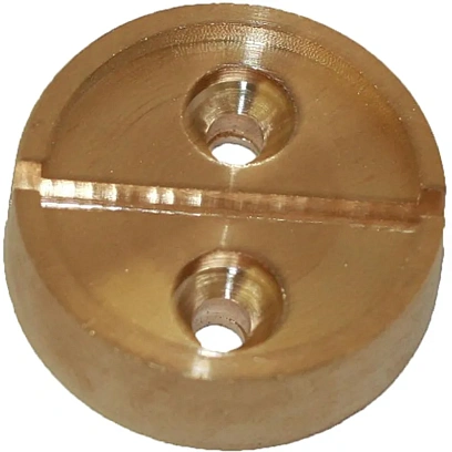 Опечатывающее устройство металл. на 1 печать, диаметр 29 мм, 2шт/уп, латунь