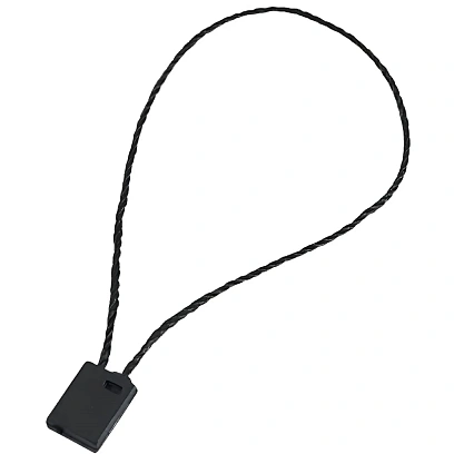 Биркодержатель веревочный 1000шт,  черный