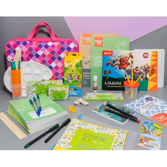 Набор первоклассника   60 предм, для девочки