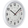 Часы настенные, модель 02, диаметр 245 мм, пластик, белый, 21210211