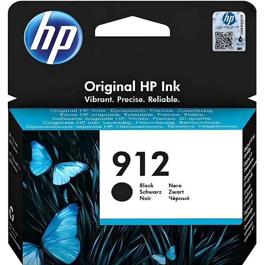 Картридж струйный HP 912 3YL80AE чер. для OfficeJet 801x/802x