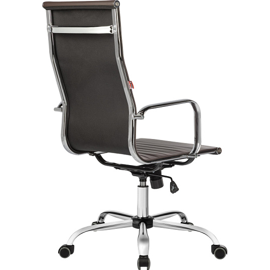 Кресло BN_Y_EChair-711 TPU к/з коричнев, хром