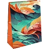 Пакет подарочный с глянц.лам.26,4х32,7х13,6см L Яркие пёрышки,157г ПКП-1137