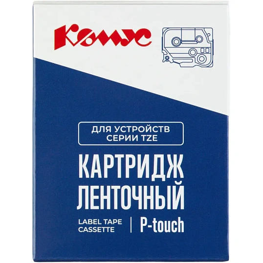 Картридж Комус TZE-441(Brother TZE-441 черный на красном ,18мм/8м)