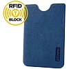 Чехол для кредитных карт и пропусков защитный RFID , ПВХ синий