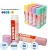Клей-карандаш 40г Kores Pastel ассорти:розовый, желтый, фиолетовый ,мятный