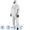 Комбинезон одноразовый защит(65г/м2)с кап.JetaSafetyJPC60 Element бел рXXXL