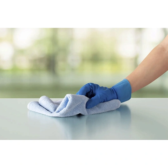 Салфетки хозяйственные Vileda МикроТафф Плюс синие 5шт/уп арт.174192/169918