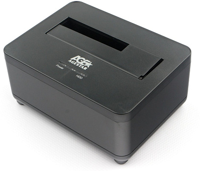 Док-станция AgeStar 3UBT7 (BLACK) 2,5/3,5SATAIII USB 3.0, пластик, черная