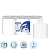 Полотенца бумажные д/дисп. Protissue   ЦВ 2сл.150м 6 рул С224