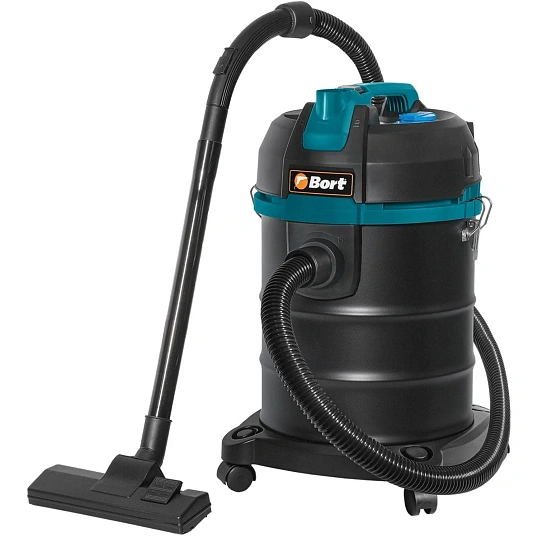 Пылесос строительный BORT BSS-1525 BLACK, 25 л (93412604)