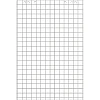 Блок бумаги для флипчартов клетка 67,5х98 20 лист. 5 бл/уп 80гр.