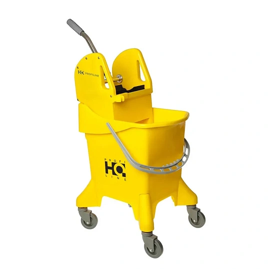 Тележка одноведерная с универсальным отжимом жлт 31л HQ Profiline  73888