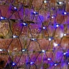 Гирлянда светодиодная Сеть 432 LED 2,5х2,5м, черный ПВХ,Белые/Синие 215-032