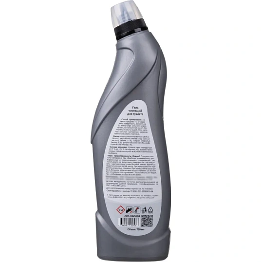 Средство для сантехники LUSCAN 750мл гель с кислотой