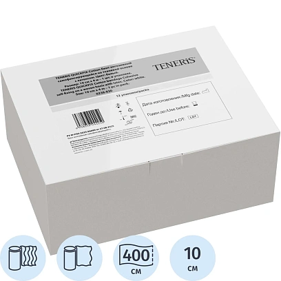 Бинт самофикс эласт 4м х10см TENERIS QUICKFIX Cotton, 12шт/уп